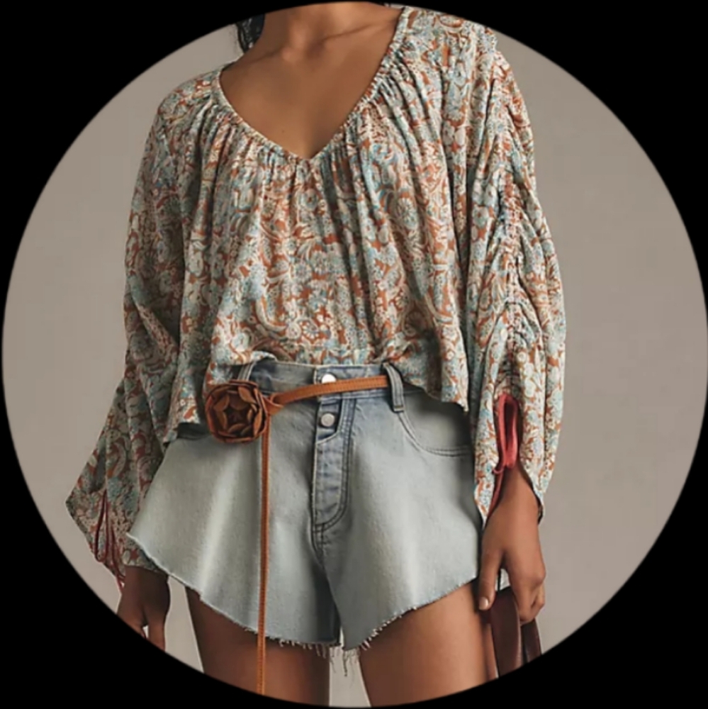 Bohemian Blouse By ANTHROPOLOGY-